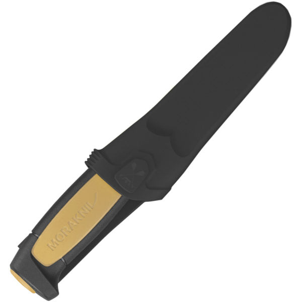Morakniv Basic 511 Outdoor Survival Knife - Black/Tan Fixed Blade for Camping, Hiking & Bushcraft | High Carbon Steel Utility Knife
