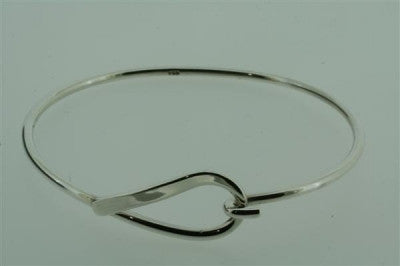 Loop Closer Bangle - Adjustable Silver Bangle Bracelet for Women | Perfect for Stacking, Layering & Everyday Wear