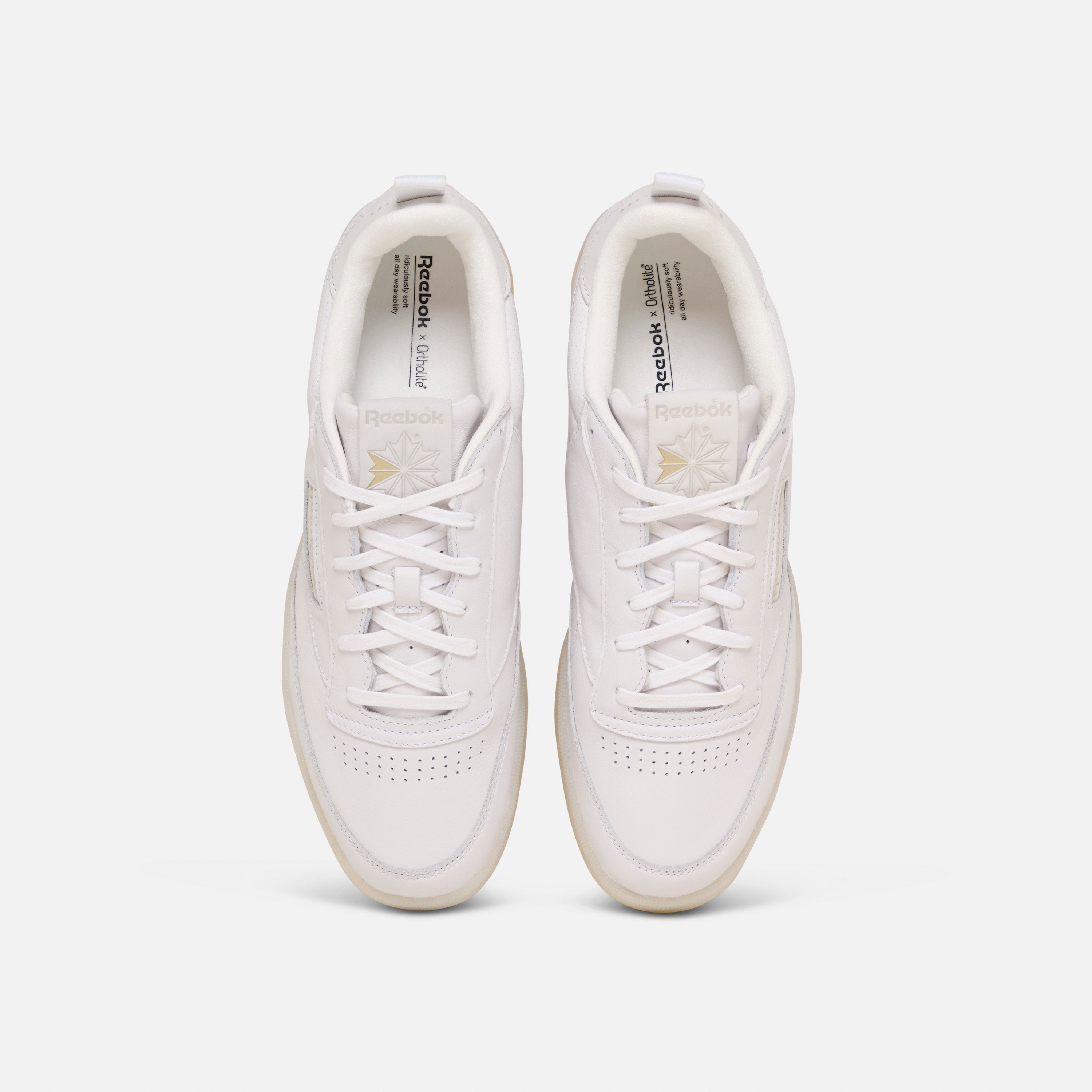 Reebok Club C 85 Vintage Sneakers - White/Gold Metallic/Pure Grey - Classic Tennis Shoes for Men & Women | Perfect for Casual Wear, Gym, and Street Style