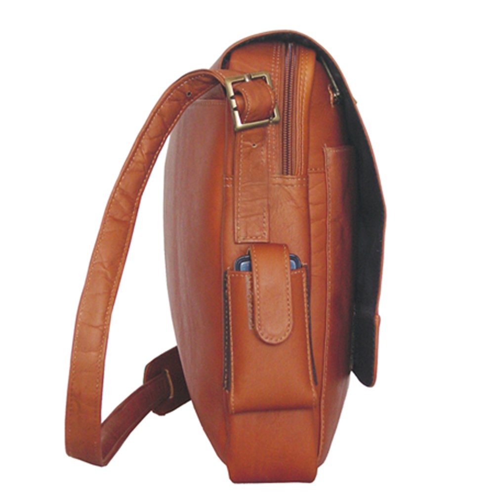 Chicago Bulls NBA Genuine Leather Laptop Messenger Bag for Men - Perfect for Work, Travel & School - Fits 15.6 Inch Laptop & Accessories