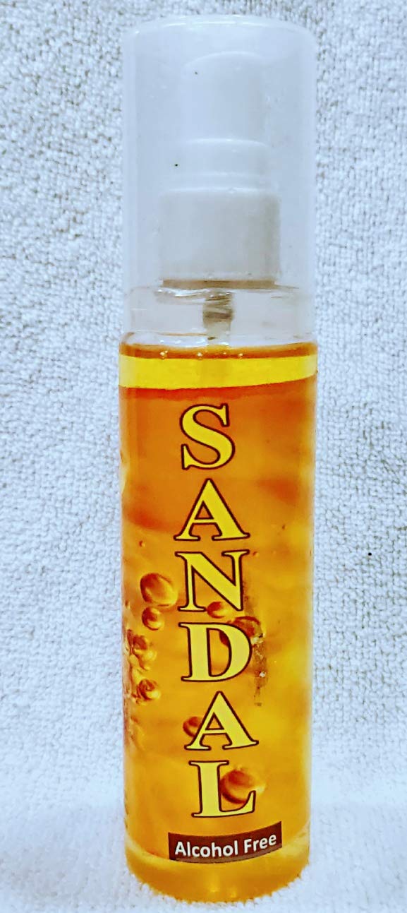 Brij Sugandha Floral Body Mist for Men & Women - 100ml Long Lasting 24+ Hours Natural Perfume Spray | Sandalwood Scent | Non-Toxic Fragrance for Body & Room Freshener | Perfect for Daily Use, Office, Gym & Home Aromatherapy
