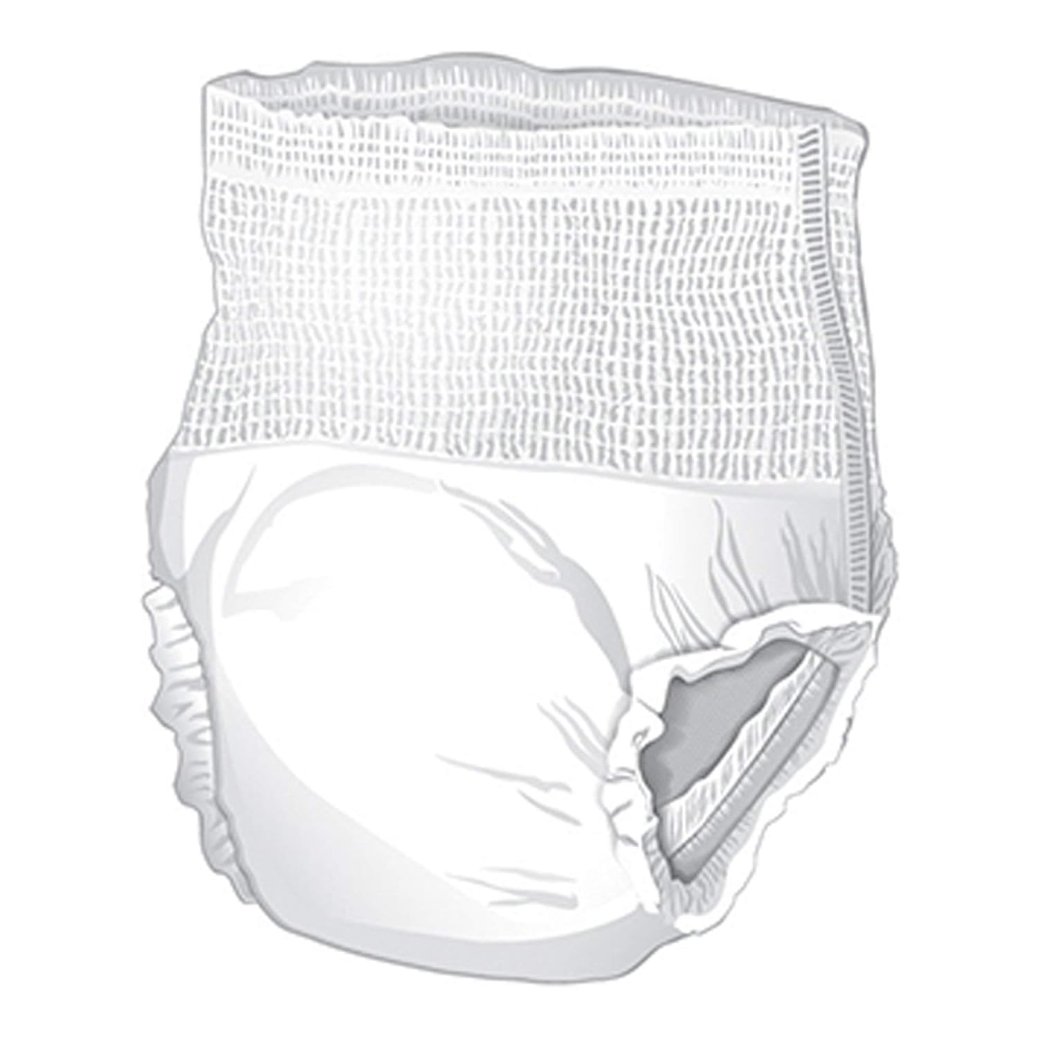 **McKesson Ultra Pull-On Disposable Absorbent Underwear for Adults - Heavy Absorbency, Tear-Away Seams, Unisex - Ideal for Incontinence, Post-Surgery & Travel**