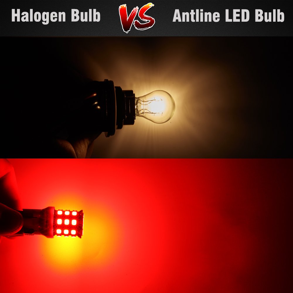 1156 1141 1003 7506 BA15S LED Bulbs - Super Bright 1000 Lumens, 12-24V Red LED Light Bulbs for RV, Camper, Car, Truck - Replacement for Interior Lights, Tail Brake Lights, Turn Signals, Parking Lights (4-Pack) - Perfect for Night Driving & Vehicle Safety