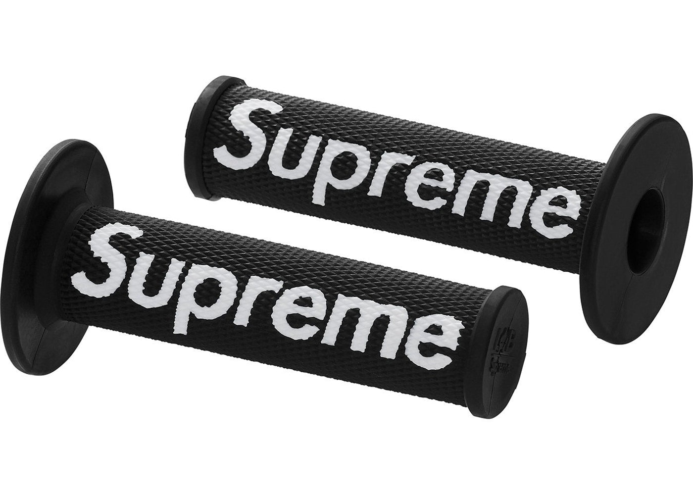 Supreme Fox Racing Motorcycle Hand Grips - Black - Non-Slip Comfort Grip for Dirt Bikes, ATVs & Off-Road Vehicles - Ideal for Motocross, Trail Riding & Adventure Sports
