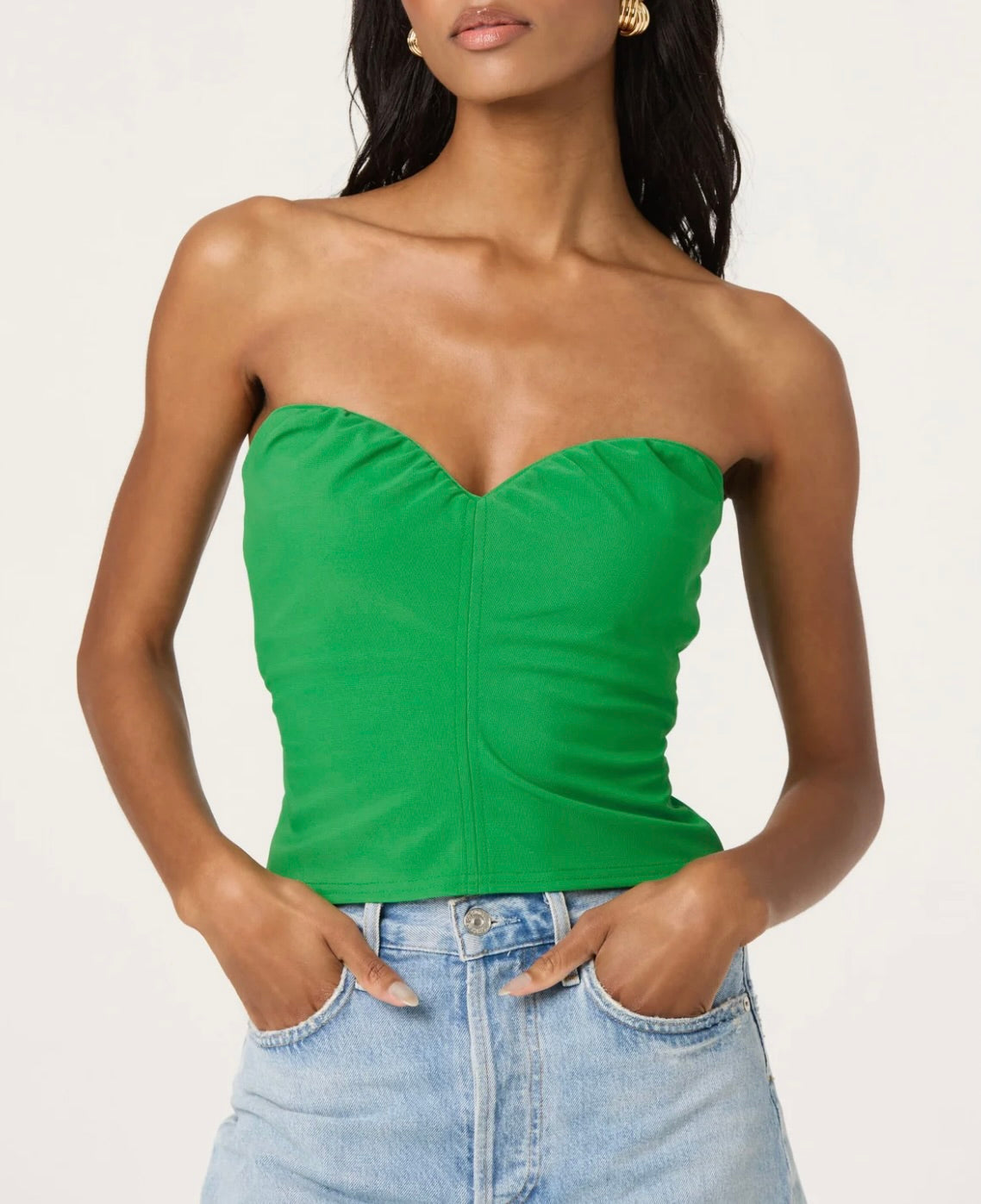 Morganne Strapless Sweetheart Top for Women - Sexy Off Shoulder Blouse for Party, Date Night & Special Occasions