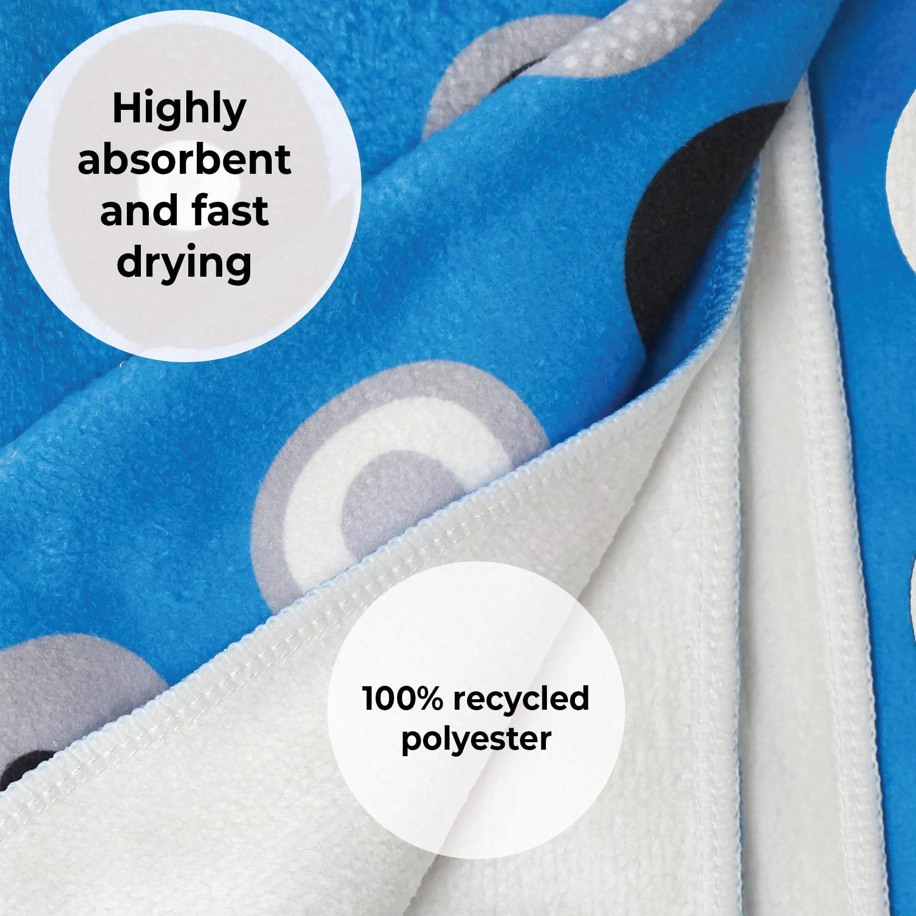 Eco-Friendly Skoy Kitchen Towels (Pack of 3) - Super Absorbent Reusable Dish Towels for Dishes, Glassware & Cookware - 18