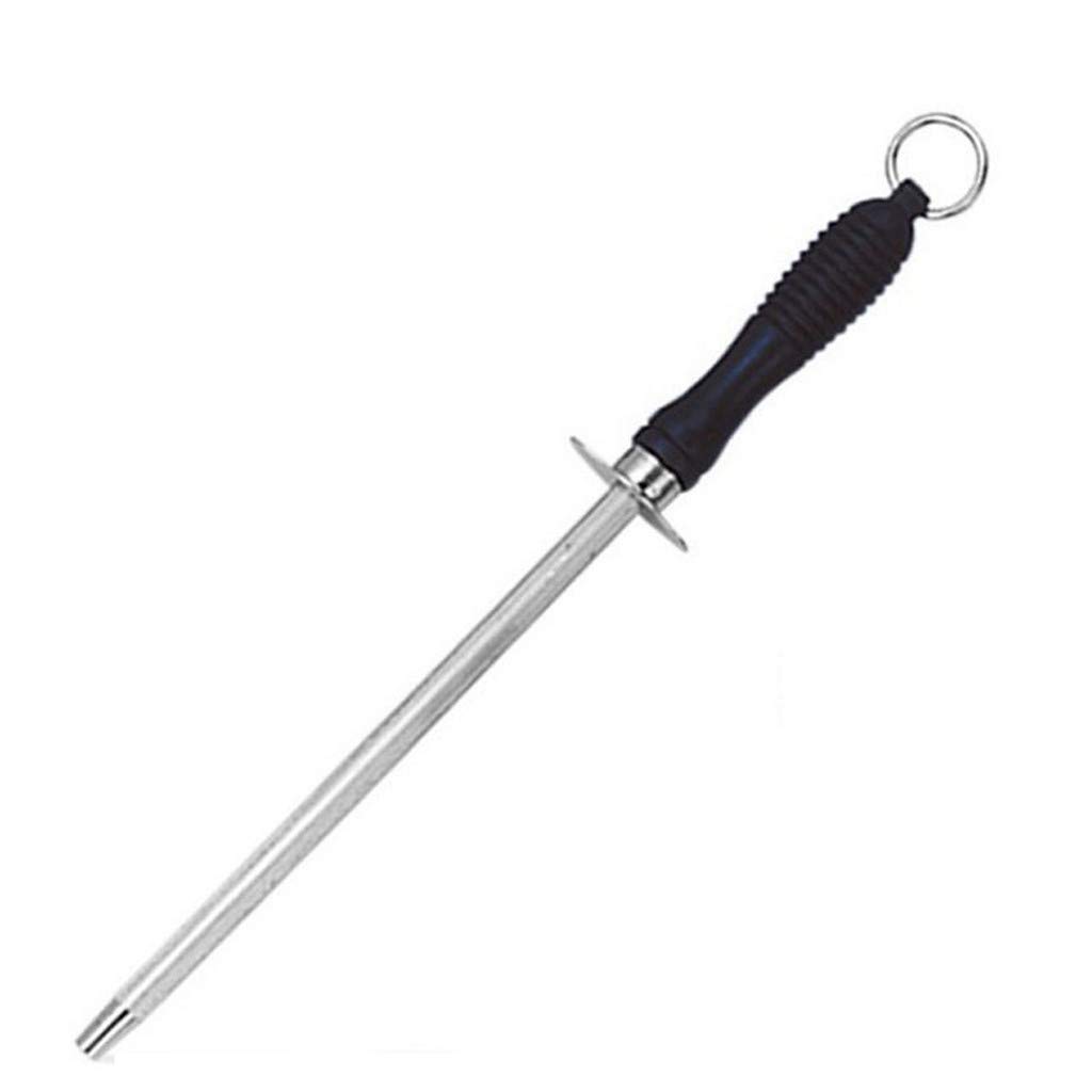 10-Inch Kitchen Knife Sharpener with Ergonomic Handle - Professional Knife Sharpening Tool for Home Chefs - Perfect for Apartments, Camping & Outdoor Cooking (White, One Size)