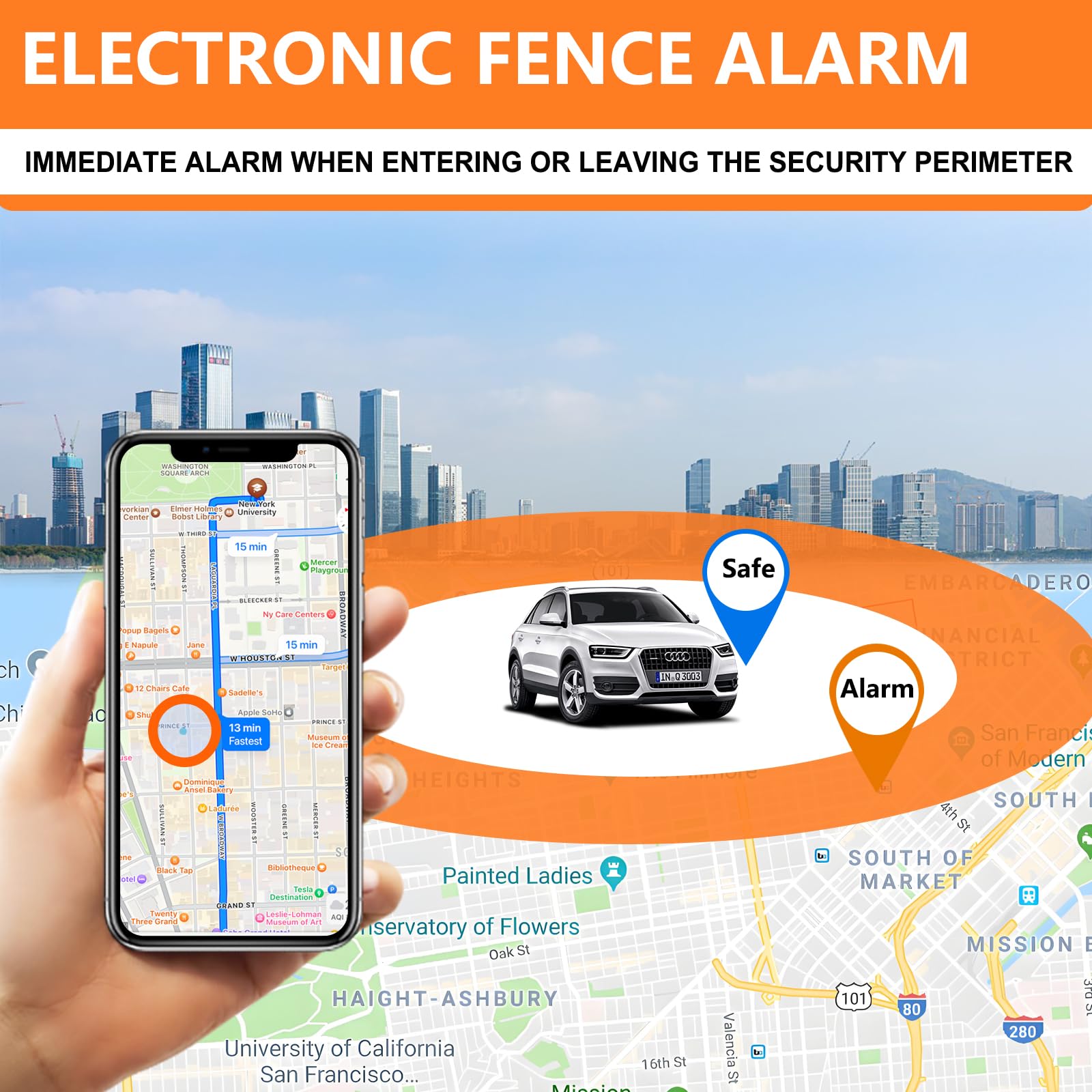 2025 New Mini Car GPS Tracker - Real-Time Portable Magnetic Vehicle Tracking Device with No Monthly Fee | Global Coverage for Kids, Pets, Trucks & Assets | Perfect for Travel, Fleet Management & Anti-Theft Protection