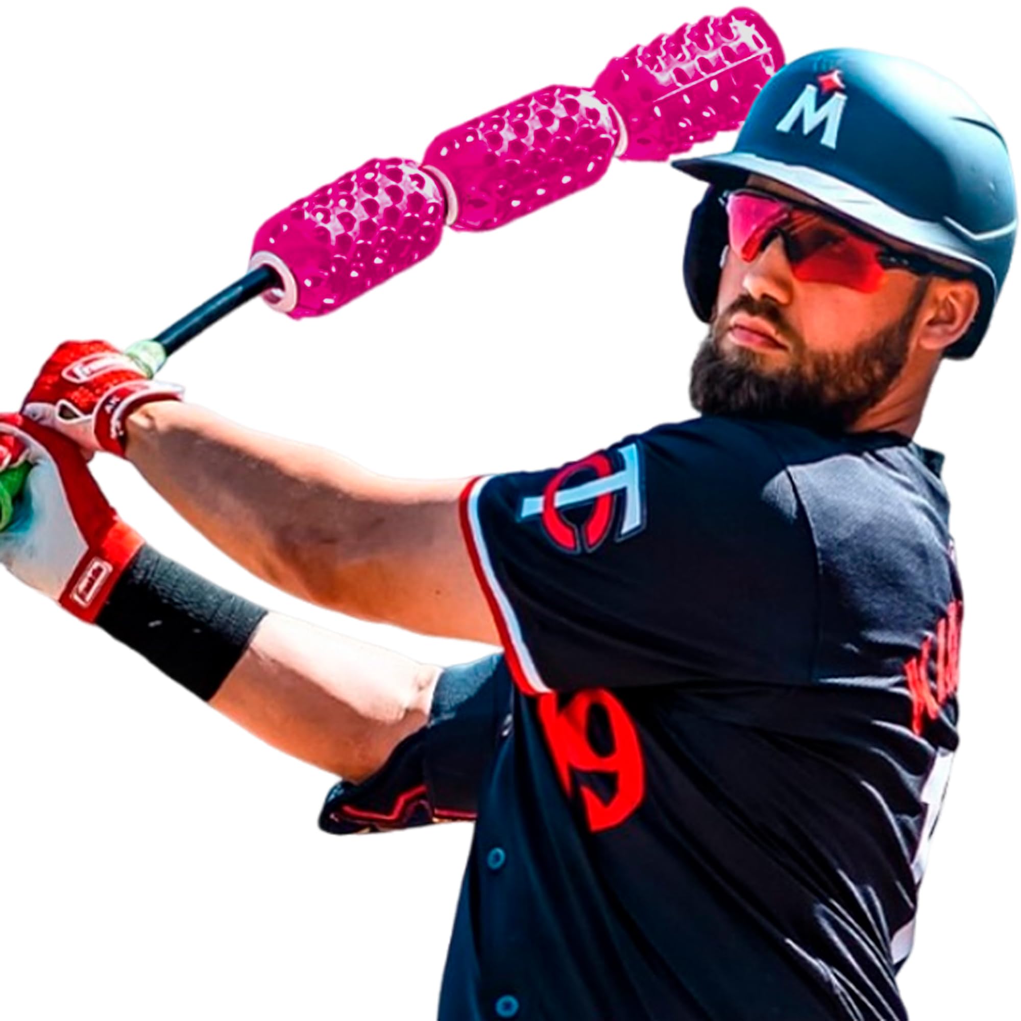 Aero Swing Baseball & Softball Swing Trainer - Air Resistance Batting Aid for Speed & Accuracy | Baseball & Softball Training Tool for Hitting Practice, Bat Speed Drills & Game Performance