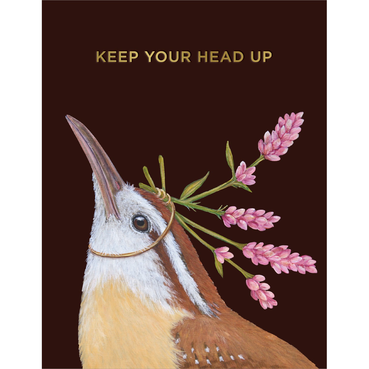 Head Up Wren Card - Premium Quality Greeting Cards for All Occasions | Perfect for Birthdays, Anniversaries & Special Events
