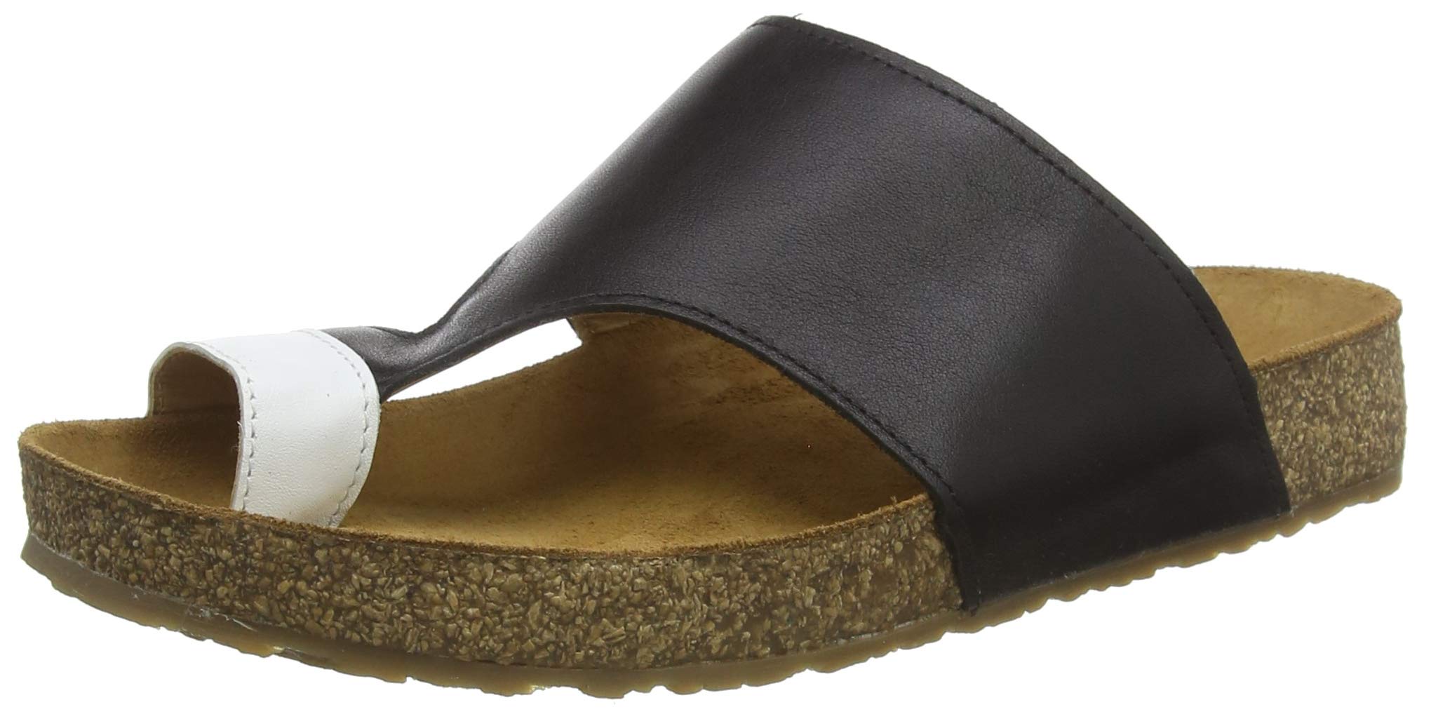 HAFLINGER Women's Comfortable Flip Flop Sandals - Soft Cork Footbed, Arch Support - Perfect for Beach, Pool, Spa & Summer Casual Wear
