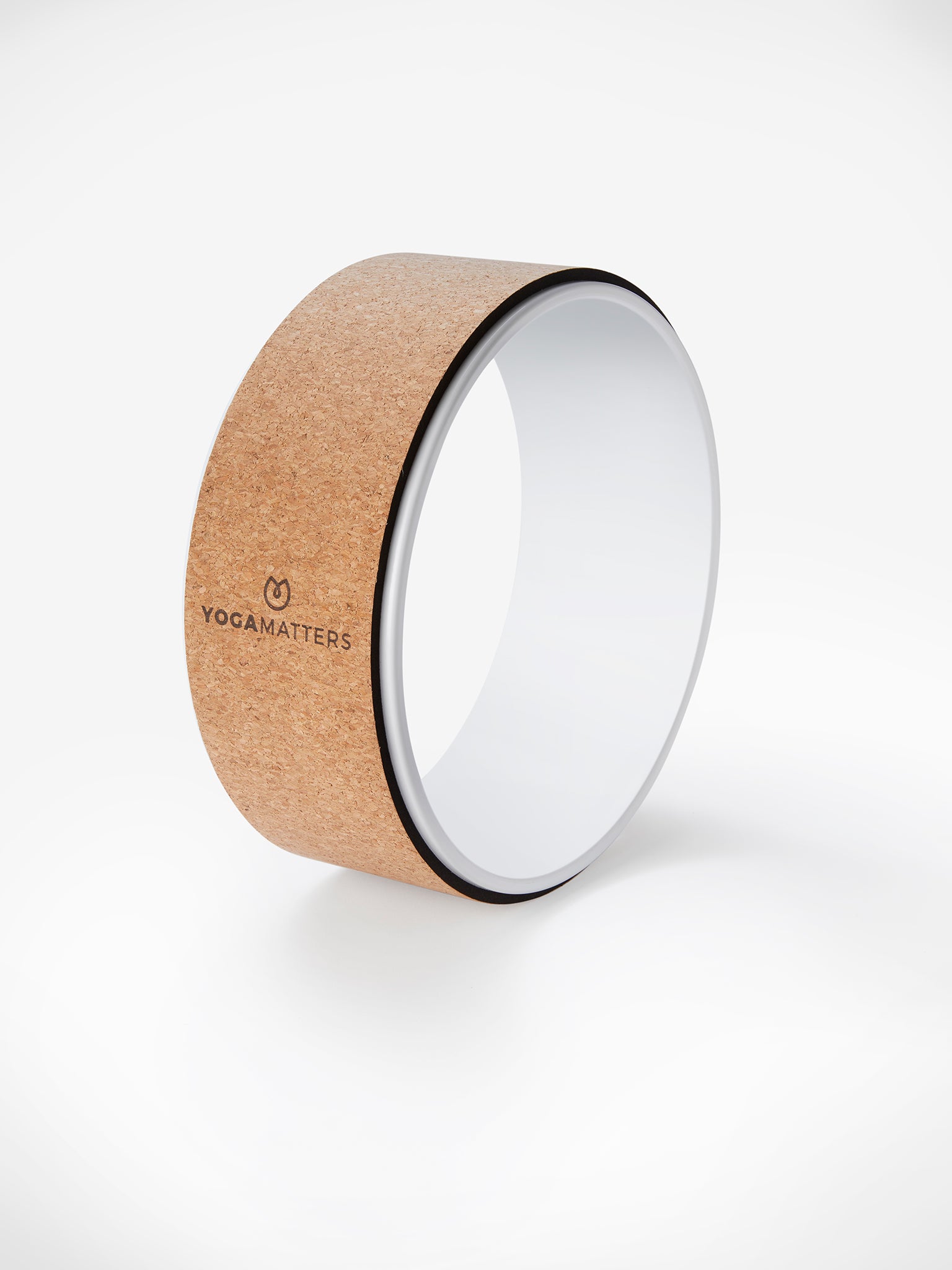 Yogamatters Cork Yoga Wheel for Back Stretching & Flexibility - Premium Eco-Friendly Yoga Prop for Home & Studio Workouts