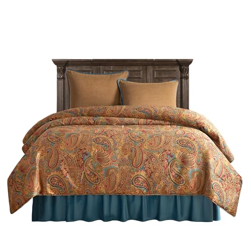 Teal Bedskirt
