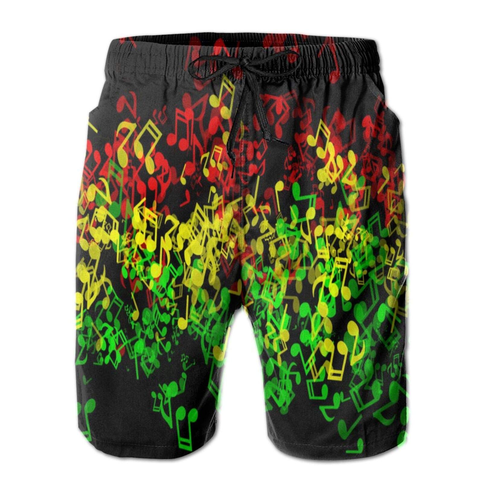 Men's Swim Trunks with Pocket - Quick Dry Beach Shorts for Swimming & Surfing