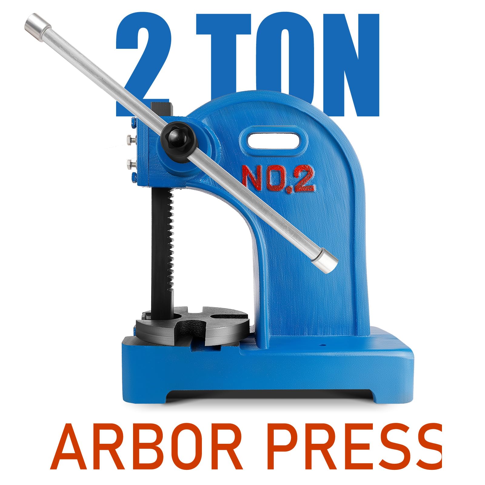 2 Ton Manual Bench Toggle Press - Heavy Duty Metal Toggle Press with 8.55