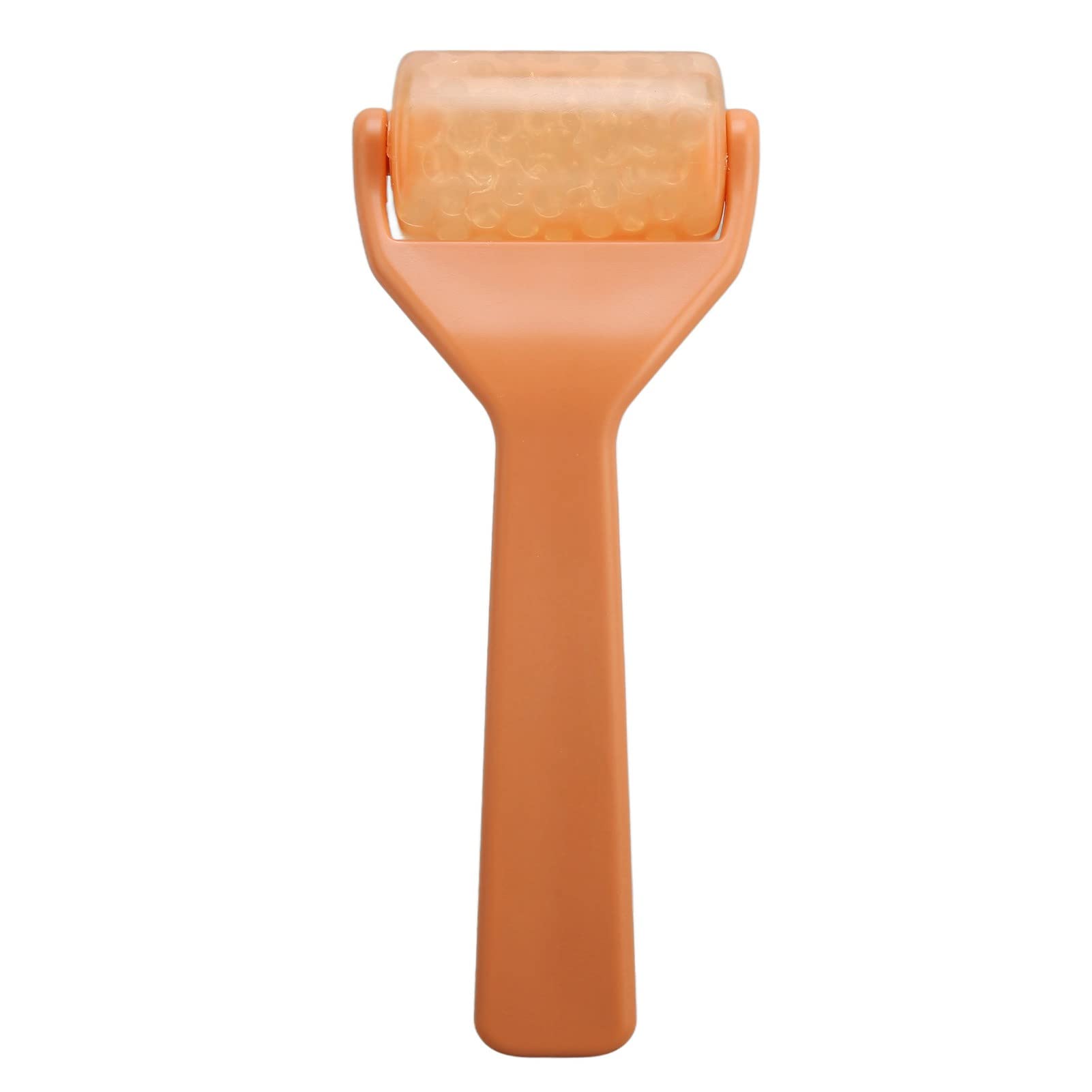 Cooling Face Roller for Skin Tightening & Whitening - Ice Roller to Reduce Dark Circles, Lift & Brighten Skin - Home & Travel Use for Face & Chest (Orange) - Perfect for Morning Routine & Post-Workout Refreshment