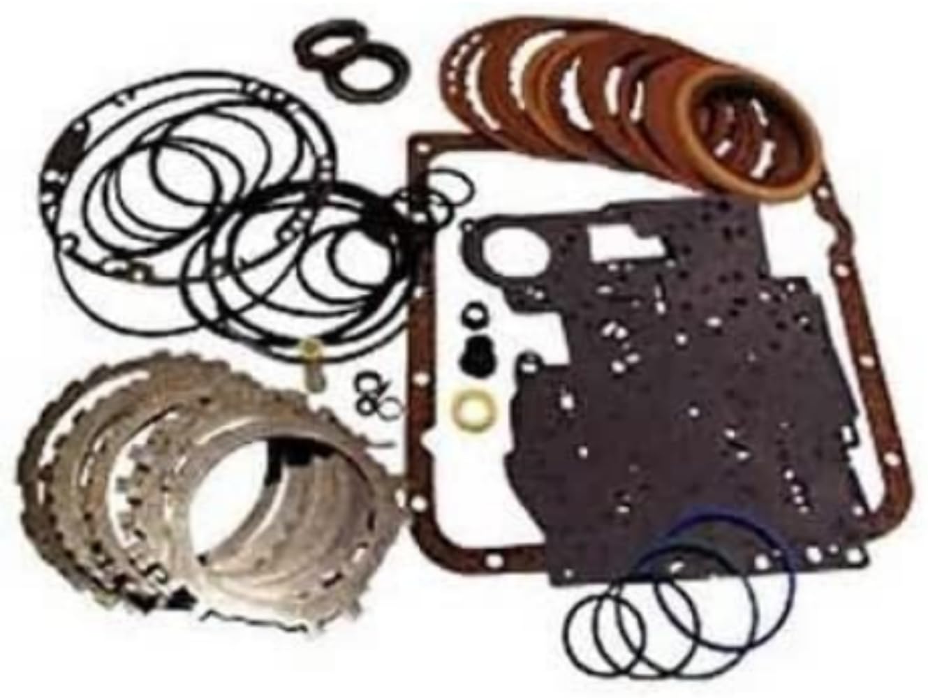 OTSPARTS 4L60E Master Rebuild Kit for 2004 & Newer GM Vehicles - Includes Transtec Overhaul Kit & Borg Warner OE Frictions with Steel Plates | Transmission Repair & Performance Upgrade