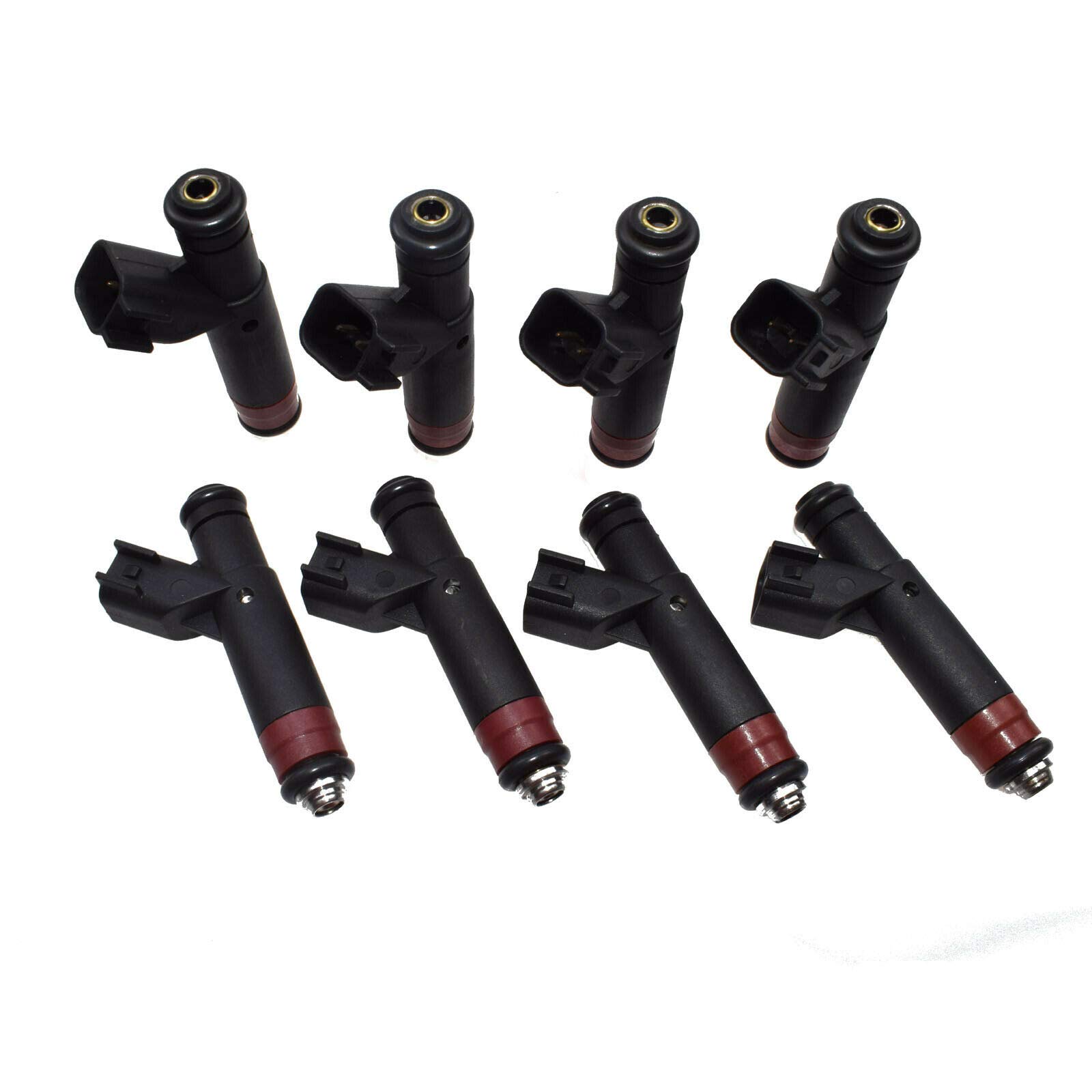 **Fuel Injector & Connector Harness Plug 53032145AA - Compatible with Dodge Durango, Dakota & Jeep Cherokee (Set of 8) - High Performance Fuel System Replacement for Smooth Engine Operation**