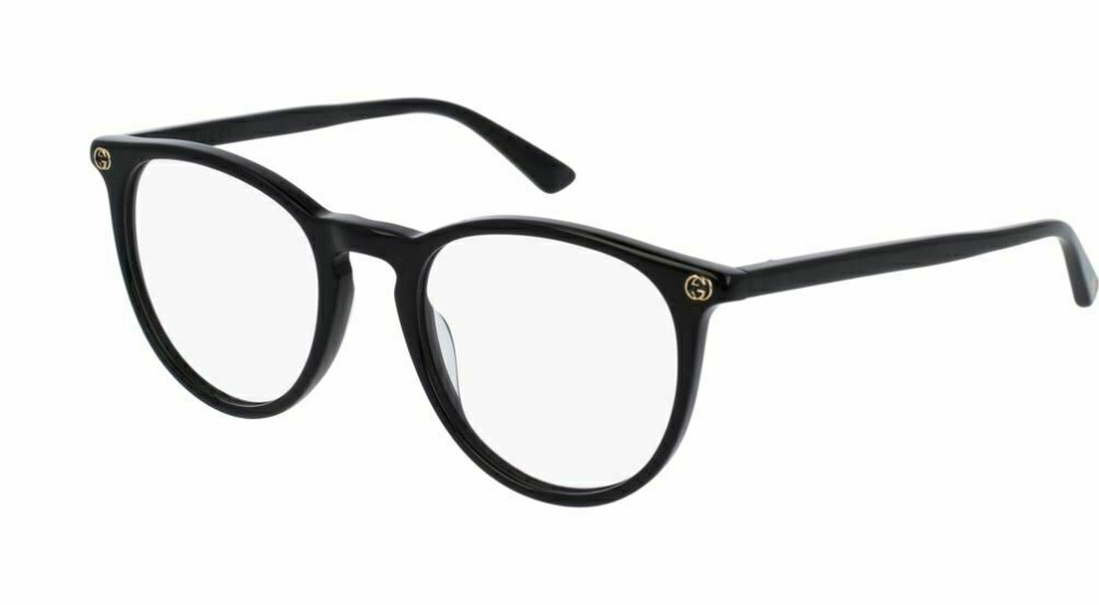 Gucci GG 0027 O 001 Black Eyeglasses for Men & Women - Premium Designer Sunglasses for Fashion & UV Protection - Perfect for Outdoor Activities, Driving & Everyday Wear