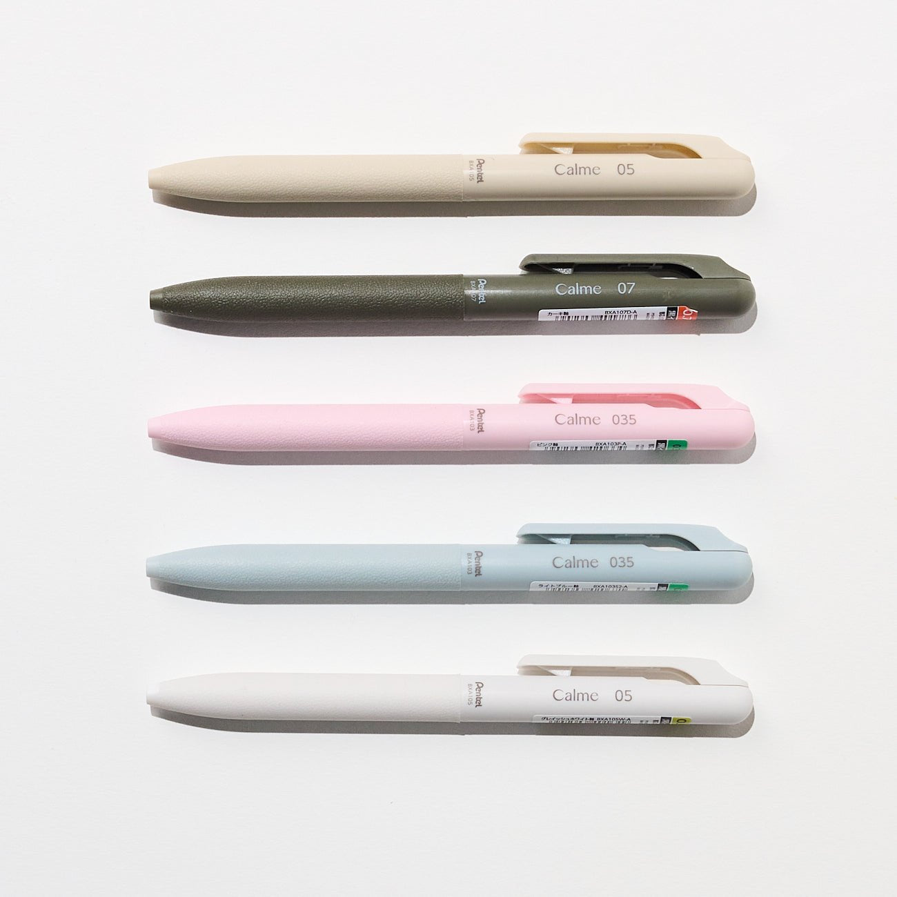Premium Calme Ballpoint Pen - Smooth Writing, Comfort Grip - Ideal for Office, School & Note Taking - Pentel Brand