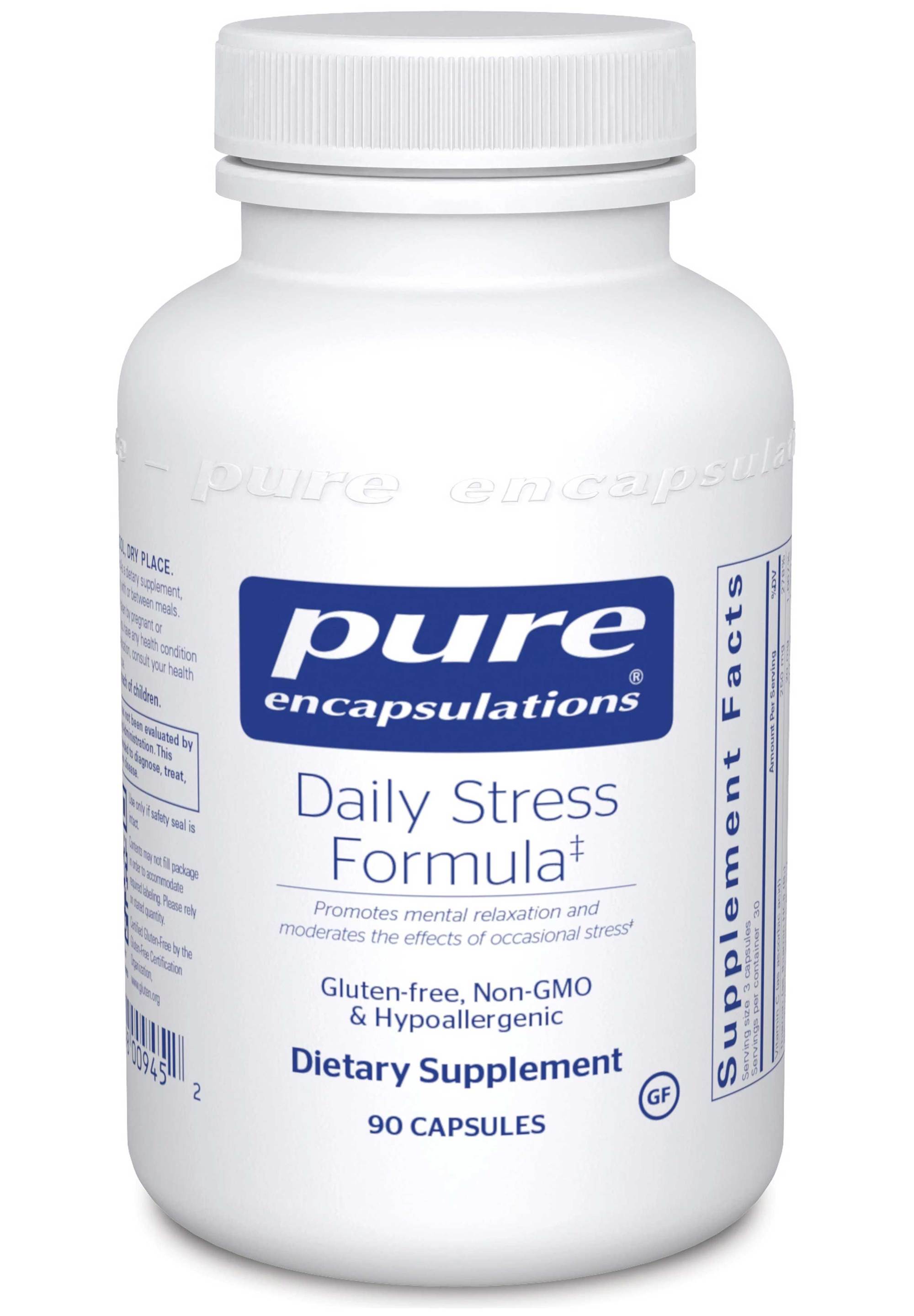 Daily Stress Relief Supplement - Natural Stress & Anxiety Support Formula for Relaxation & Mental Wellness - Perfect for Work, Study & Daily Life Balance