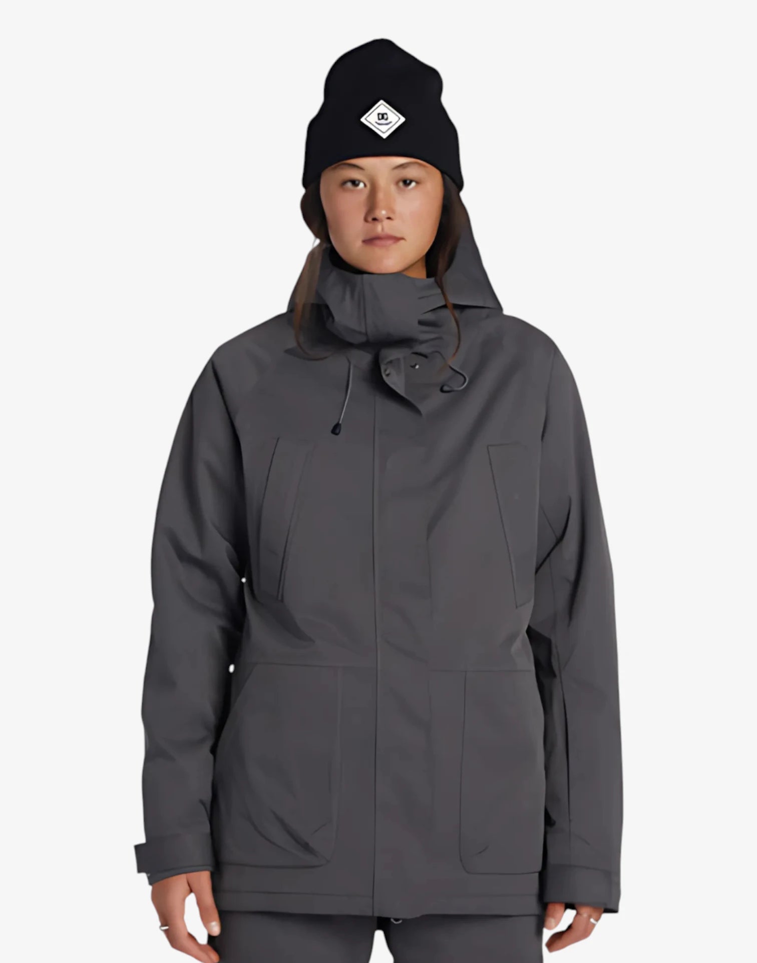 DC Women's Paramount Snow Jacket in Gray - Waterproof Winter Coat for Skiing, Snowboarding & Outdoor Adventures