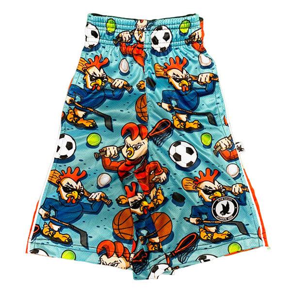Boys' Athletic Shorts - Quick-Dry Multi-Sport Basketball Soccer Running Shorts for Kids - Comfortable Stretch Fabric with Mesh Lining - Perfect for Sports Practice, Gym Workouts & Outdoor Activities