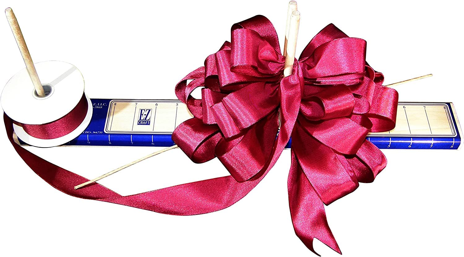 Premium EZ Bow Maker Tool - Professional Designer Bow Maker for DIY Wreath Bows, Hair Bows, Gift Wrapping - Perfect for Crafts, Home Decor, and Party Decorations