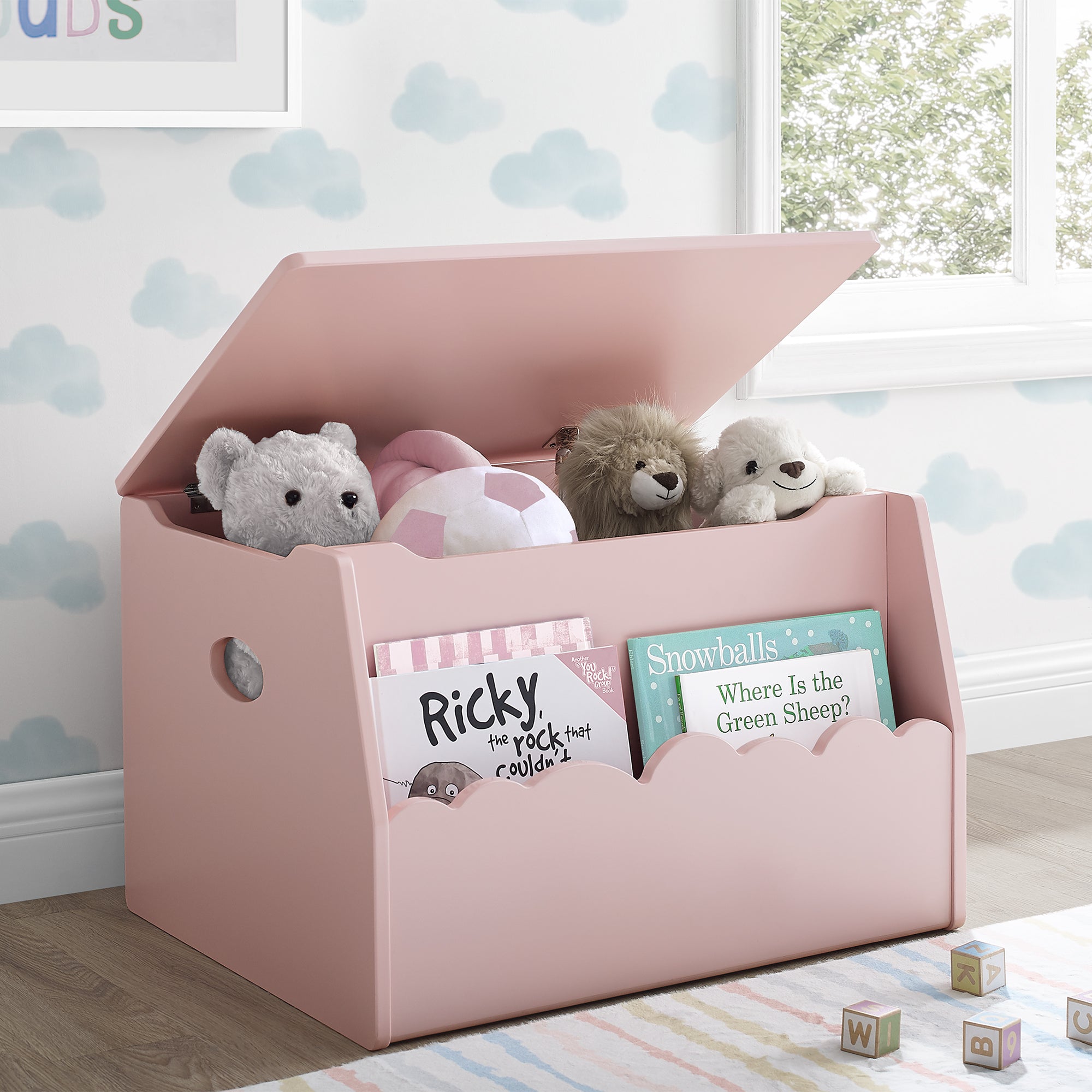 Cloud Toy Box - Soft & Durable Storage Organizer for Kids' Toys - Perfect for Playrooms, Bedrooms & Daycare Centers