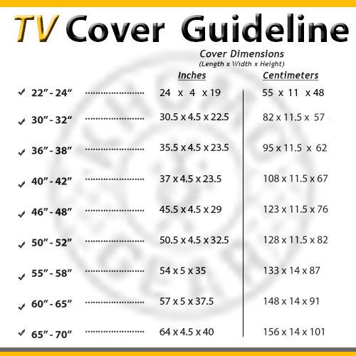 KHOMO GEAR Waterproof Outdoor TV Cover for 40