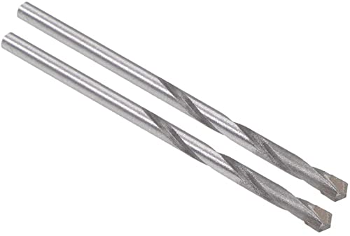 **Auniwaig 6mm HSS Twist Drill Bit Set - 2pcs High Speed Steel Jobber Drill Bits for Steel & Aluminum Alloy - Perfect for Metalworking, DIY Projects & Home Repairs**