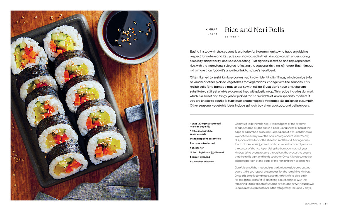 Eat Like a Monk - Healthy & Simple Meal Plan for Mindful Eating | Perfect for Meditation Retreats & Spiritual Wellness