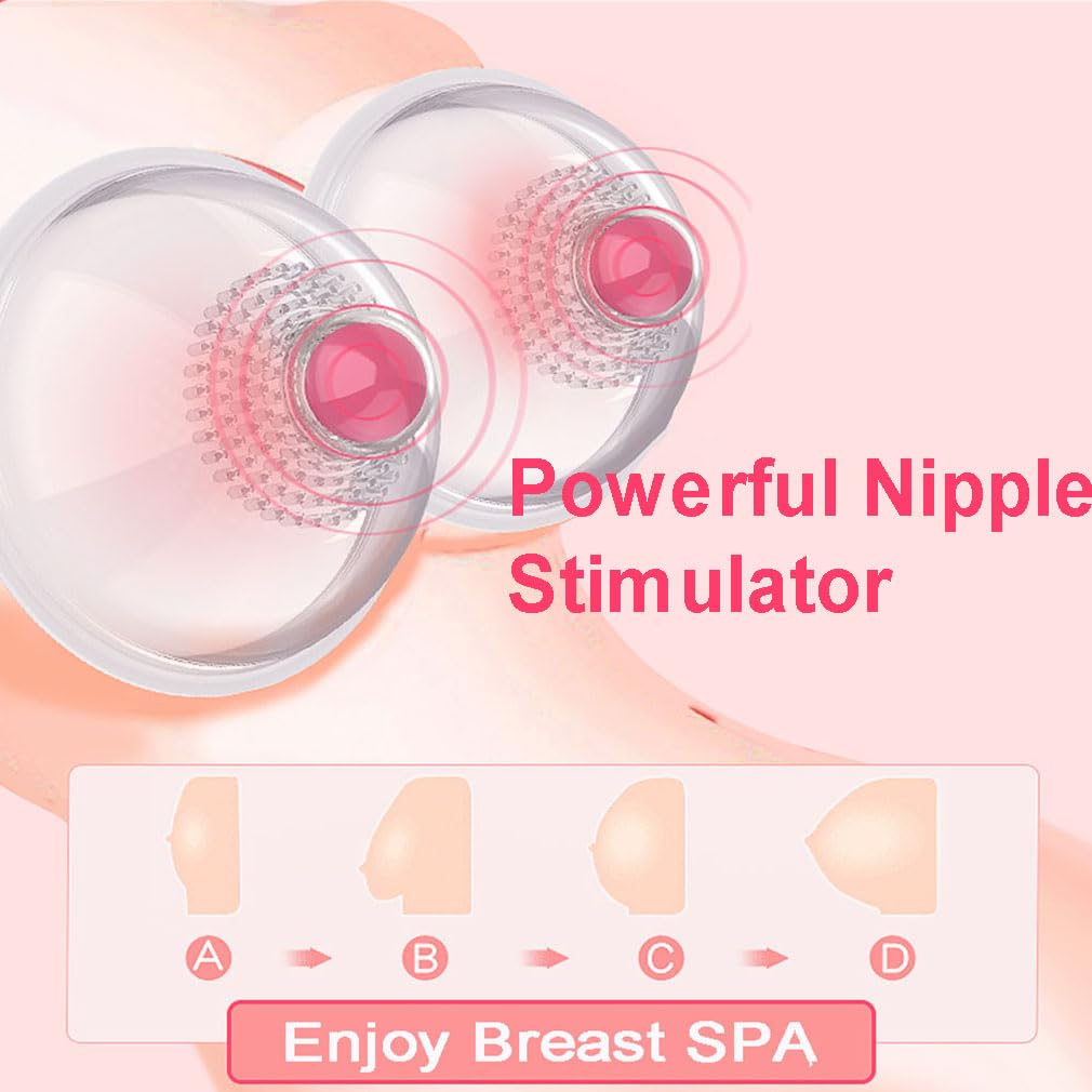 Premium 3-in-1 Nipple Stimulator & Clit Sucker - Rechargeable Adult Sex Toy for Women & Couples, Nipple Vibrators with Suction & Vibration Modes for Enhanced Pleasure - Perfect for Solo Play & Intimate Couples Moments