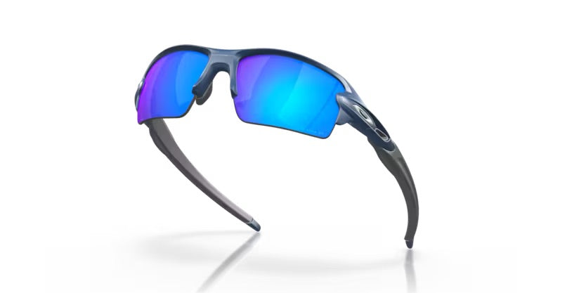 Oakley Flak 2.0 Sunglasses - Matte Poseidon Frame with Prizm Sapphire Polarized Lenses - UV Protection for Running, Cycling & Outdoor Sports