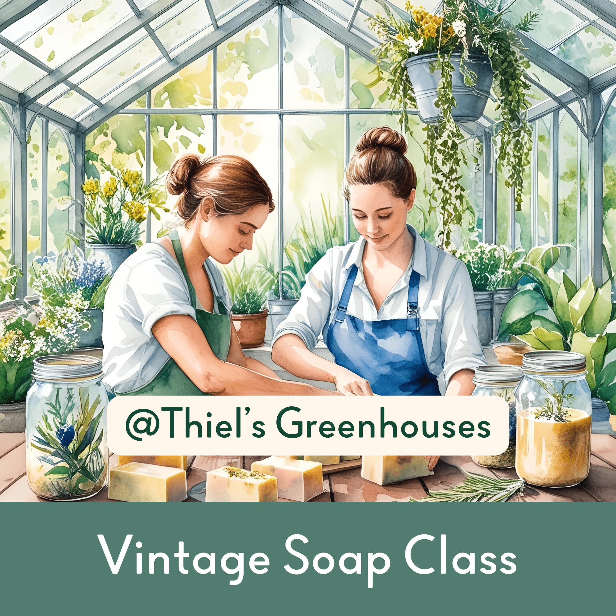 Vintage Soap Making Class - Learn Traditional Soap Crafting at Thiel's Greenhouses | DIY Natural Soaps for Home, Gifts & Self-Care