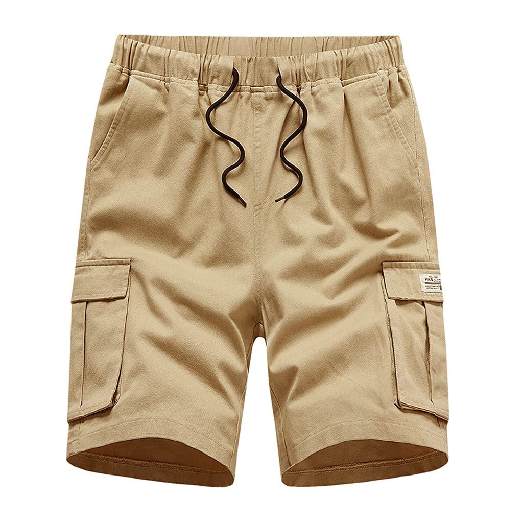 Men's Workout Shorts - Breathable Summer Sports Shorts with Belt for Running, Gym & Outdoor Activities | Fashionable Color Athletic Short Pants