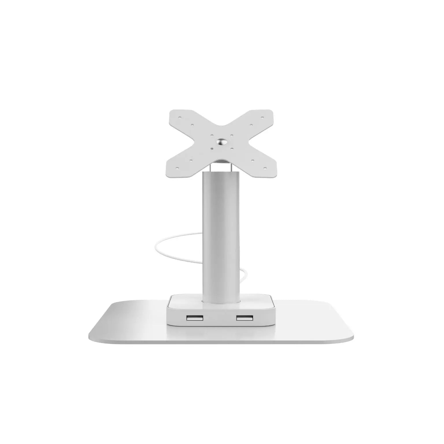 Ergonomic VESA Compatible Desk Mount with USB Ports & Cable Management - Perfect for Home Office, Gaming & Workspace Setup