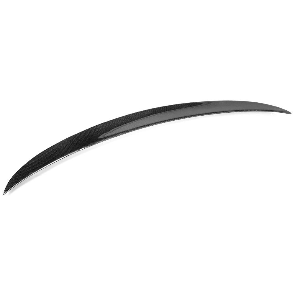 IKON MOTORSPORTS P Style Real Carbon Fiber Trunk Spoiler for 2019-2025 BMW G20 3-Series & 2021-2025 BMW G80 M3 - High Performance Rear Boot Lid Wing - Perfect for Car Enthusiasts & Street Racing