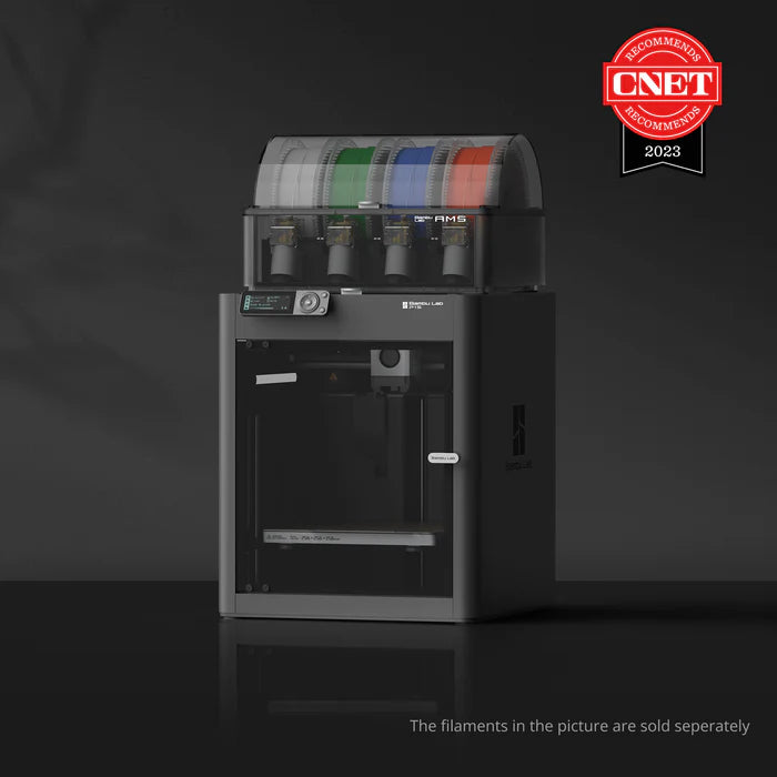 Bambu Lab P1S 3D Printer - High Precision Desktop 3D Printer for Home, Office & Hobby Use - Perfect for DIY Projects, Prototyping & Creative Designs