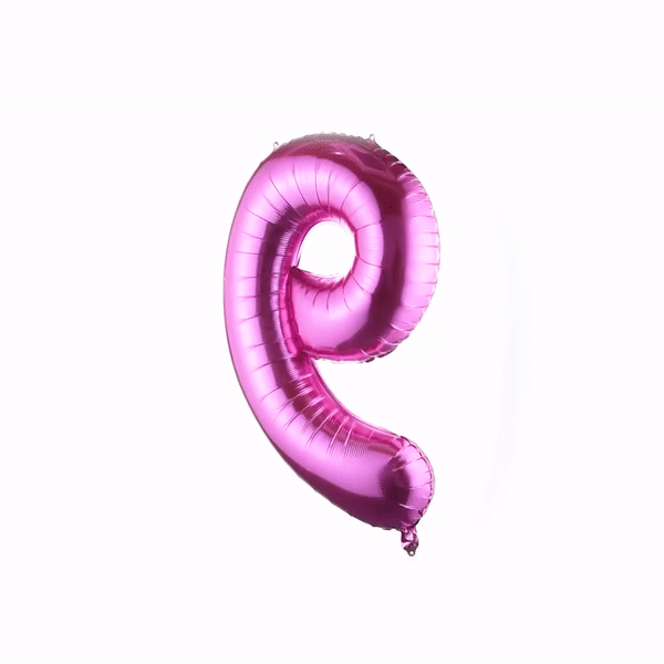 Balloonify Pink Mylar Number 9 Balloon - 40 Inch Large Foil Balloon for Birthday Parties, Baby Showers & Anniversary Celebrations (1 Count)