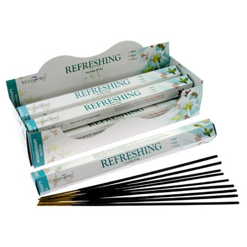 20-Pack Amber Incense Sticks - Premium Aromatic Sticks for Meditation, Yoga & Relaxation - Perfect for Home, Office & Spiritual Practices