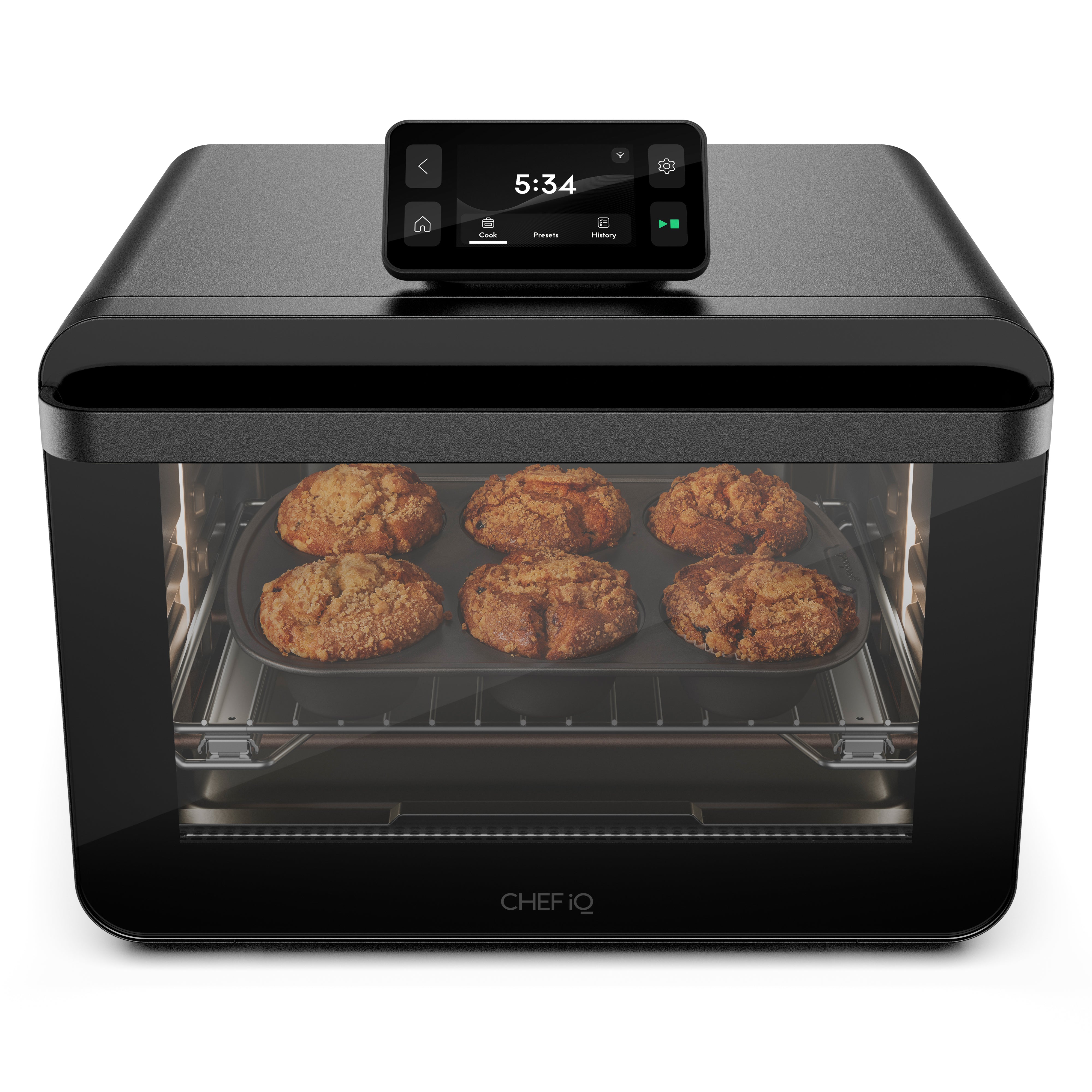 IQ Mini Oven - Compact Countertop Convection Oven for Baking, Roasting & Toasting - Perfect for Small Kitchens, Dorms & RVs