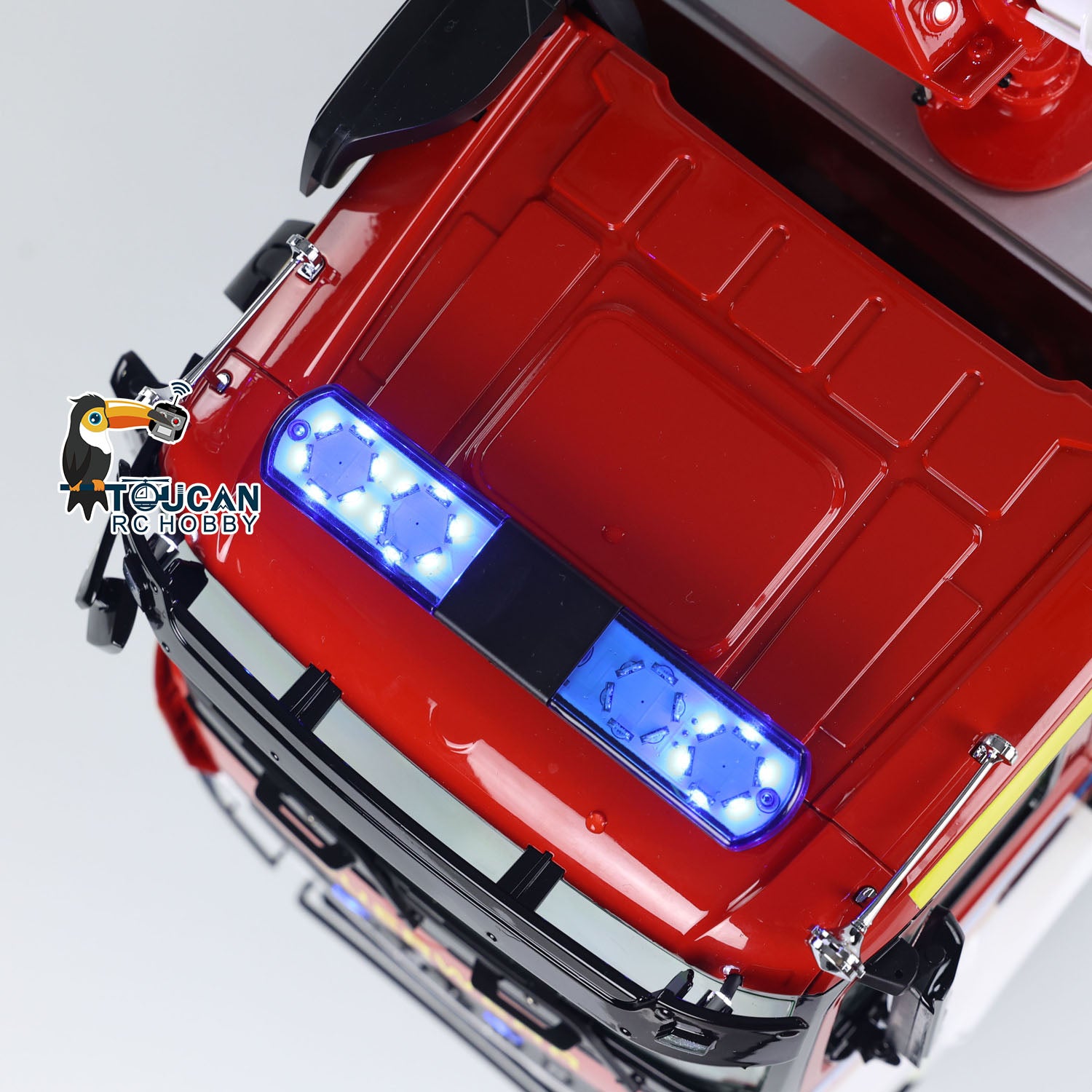 1/14 Scale RC Fire Fighting Truck 6x6 Metal Chassis Remote Control Fire Engine RTR Model Car with 2-Speed Transmission - Ready to Run, Assembled & Painted for Collectors and RC Enthusiasts (Perfect for Emergency Simulation and Off-Road Adventure Play)