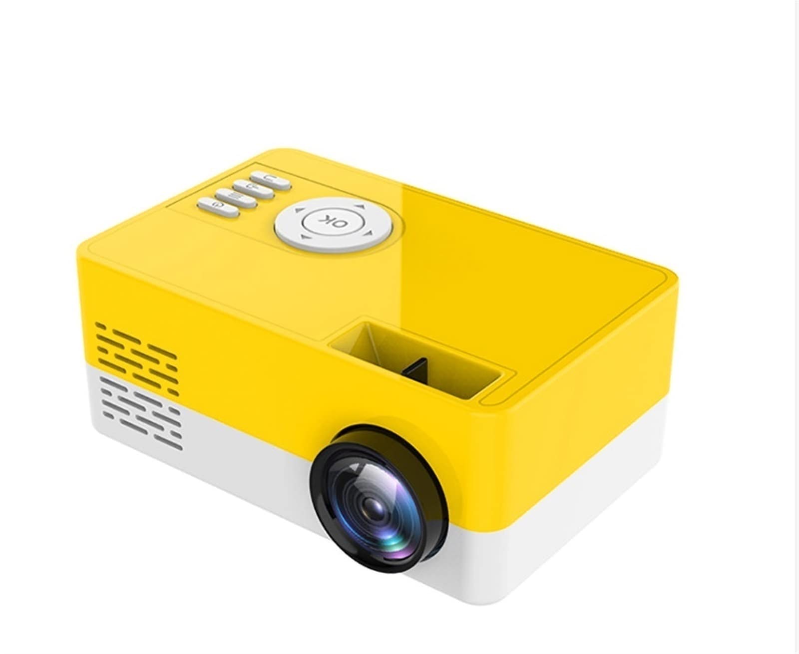 SVIOR Mini Portable Projector 1080P HD Video Projector - Home Theater, Outdoor Movie Night, Gaming, Compatible with iPhone, Android, Laptop - Includes Tripod & UK Power Plug (Black) - Perfect for Family Entertainment, Camping, and Presentations