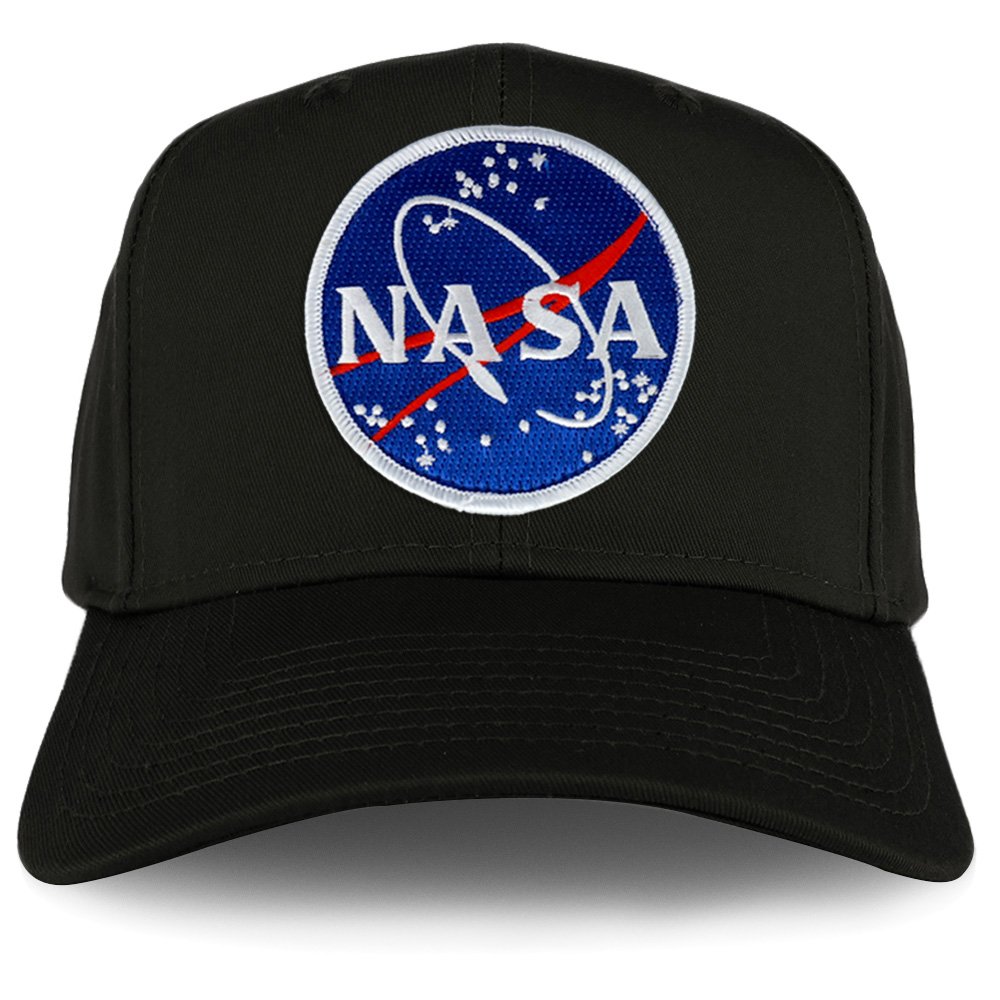 XXL Oversize NASA Meatball Logo Iron On Patch - Embroidered Applique for Hats, Jackets & Bags - Perfect for DIY Customization, Cosplay & Space Enthusiasts