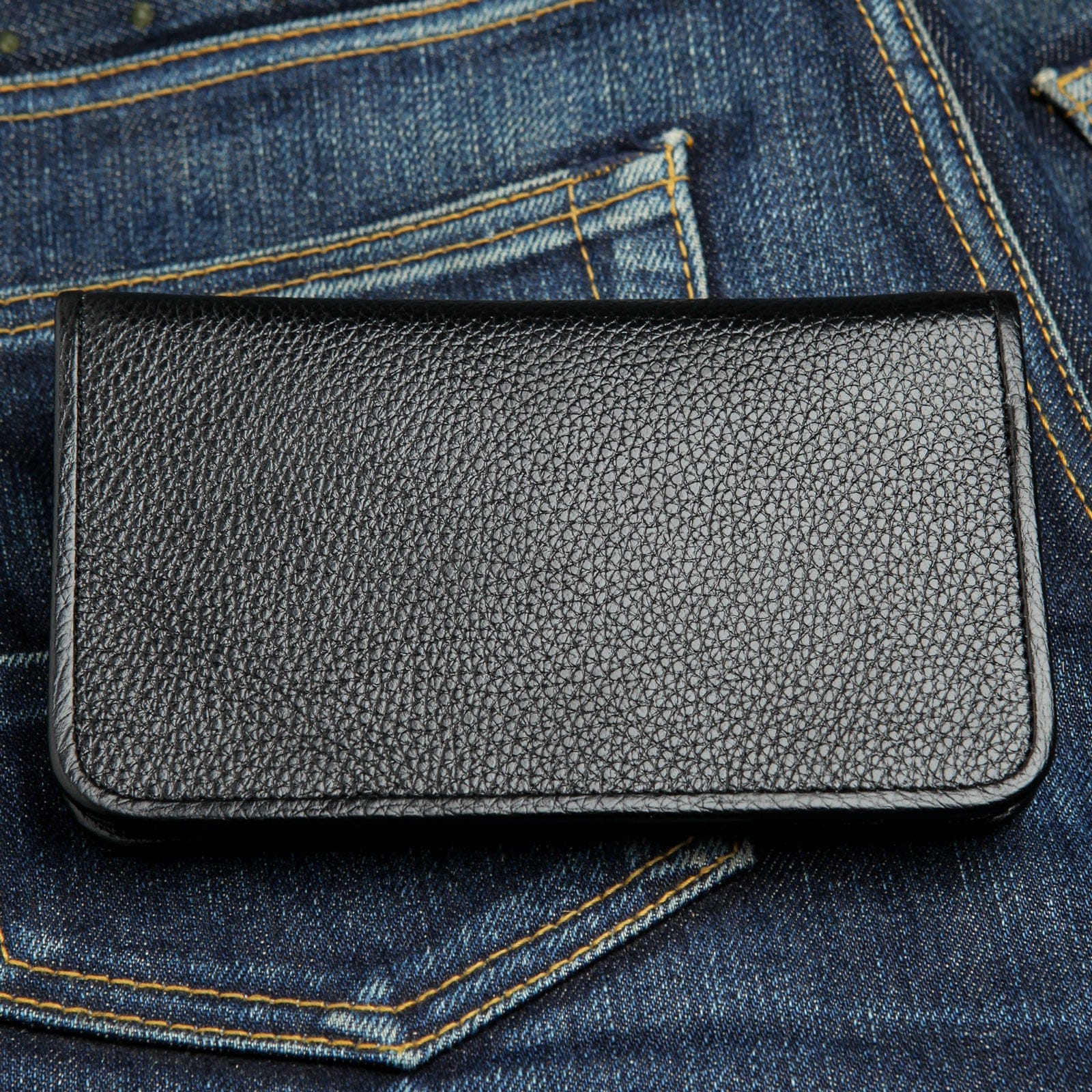 Genuine Cowhide Leather Biker Wallet for Men - Medium Size RFID Blocking Bi-Fold Wallet - Perfect for Motorcycle Riders, Travel & Everyday Use