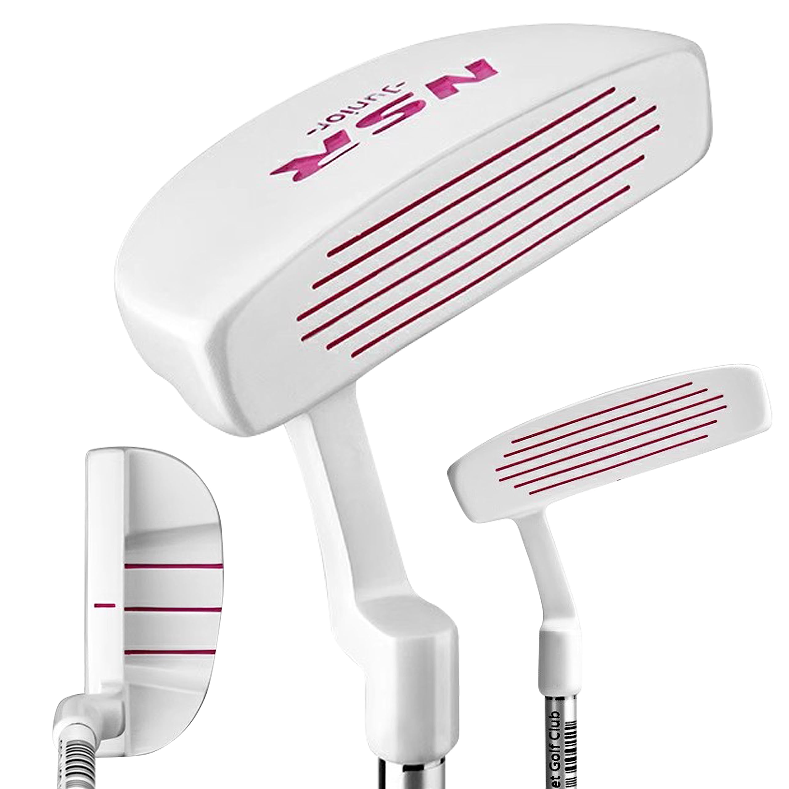 PGM Junior Golf Club Set for Kids - Right Handed 6-Piece Youth Golf Clubs with Driver, Hybrid, 7 & 9 Irons, Wedge, Putter & Stand Bag (Includes 2 Headcovers) - Perfect for Junior Golfers & Beginners Learning Golf at Driving Range or Course