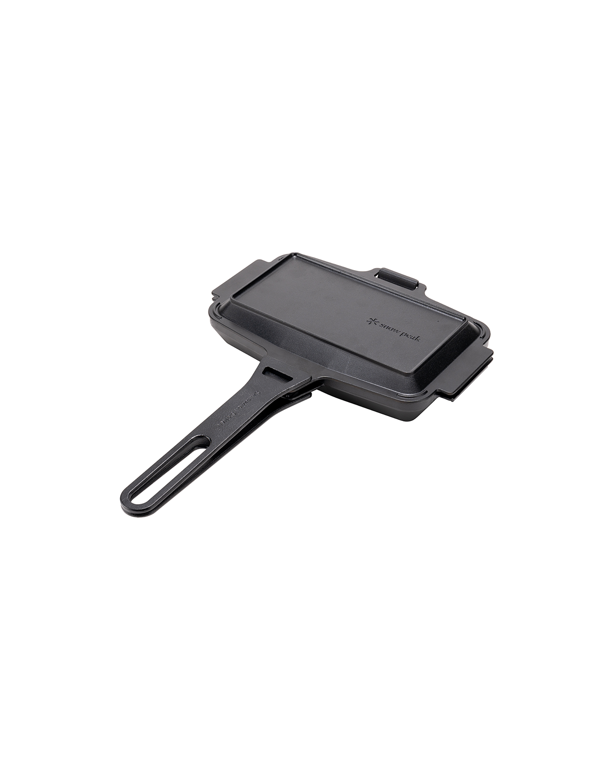 Premium Cast Iron Sandwich Press & Grill Pan - Perfect for Paninis, Grilled Cheese, and Breakfast Sandwiches at Home or Camping