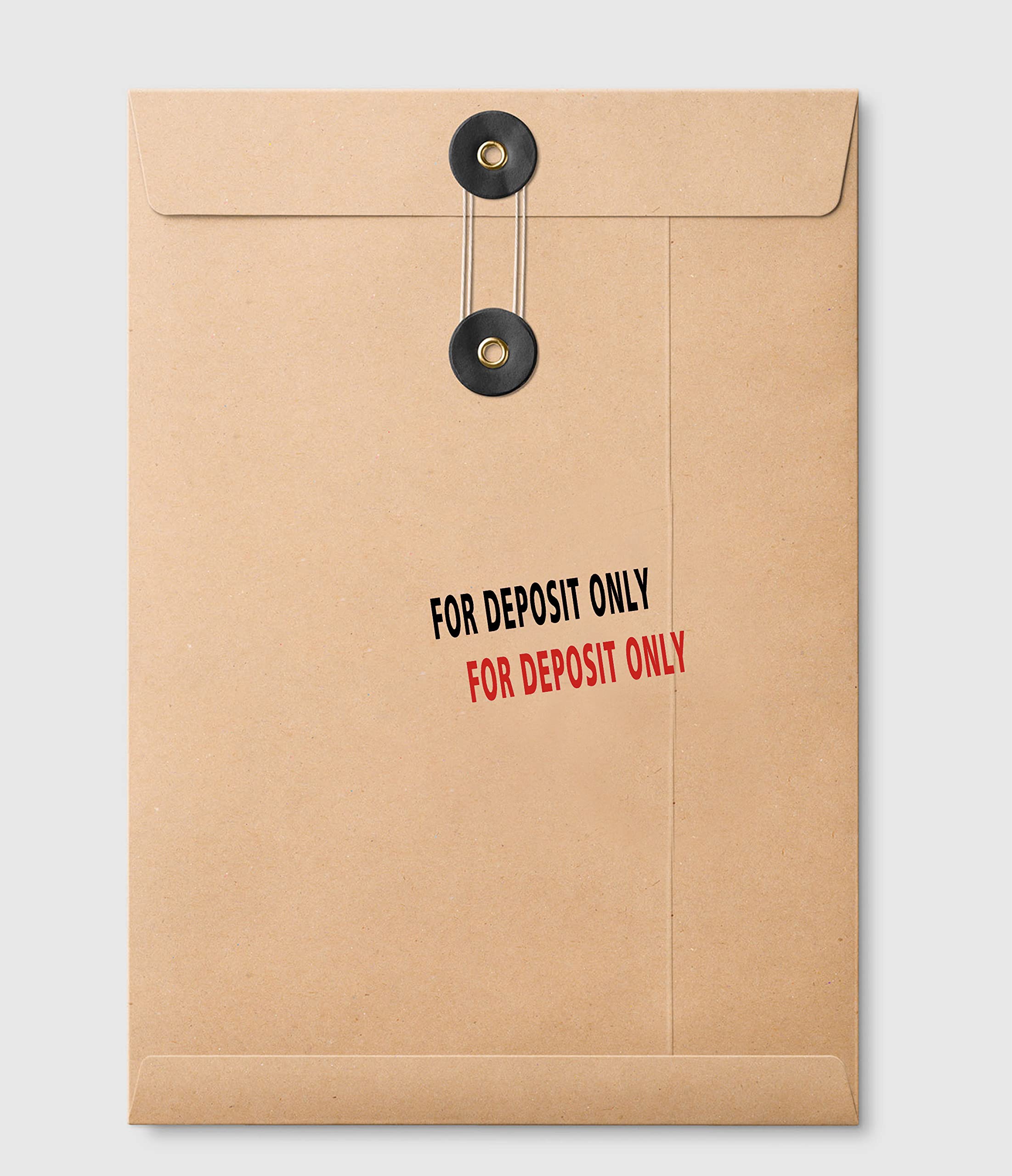 Custom Self-Inking Rubber Stamp for Deposit Only - Personalized Shiny Office Stamp for Banking, Receipts & Document Signing