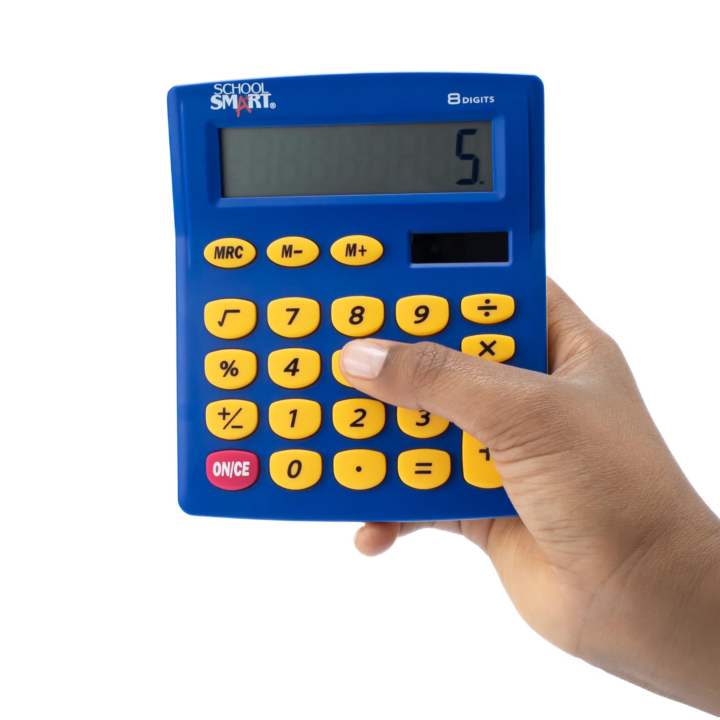 School Smart Primary Calculator - 4 x 5.5 Inch Basic Math Calculator for Kids - Pack of 30 - Perfect for Classroom, Homeschool & Elementary School Learning